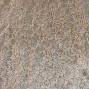 Cream Lace Tank